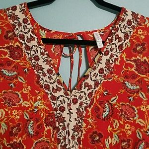 Orange Xhilaration Maxi Dress